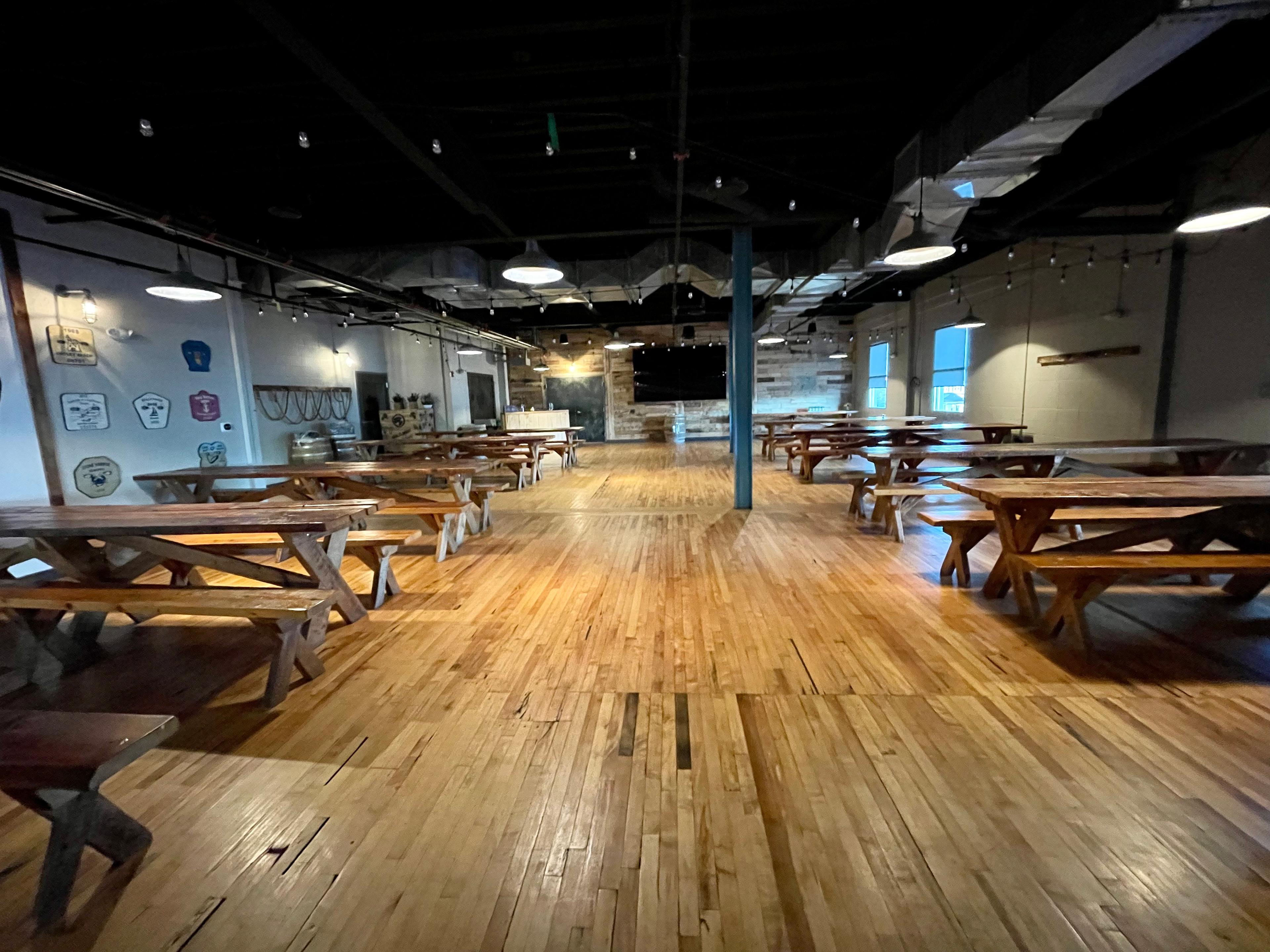 Beer Hall event space at Beach Haus Brewery, Belmar NJ